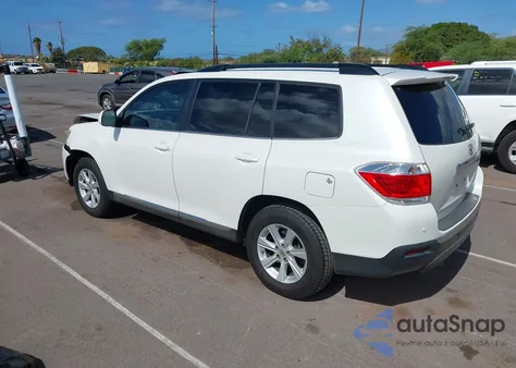 2013 Toyota Highlander Base Plus V6/Base V6/Se V6 from USA, damaged, VIN 5TDZK3EH8DS098151